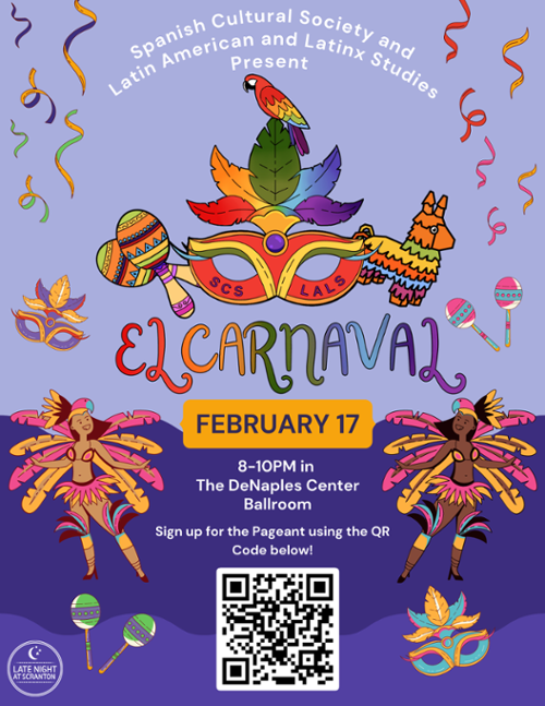 Poster for El Carnaval 2023 event. 