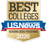 2026 US News badge for Best Undergraduate Nursing Programs