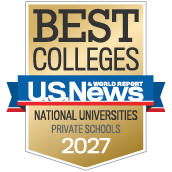 2027 Best Colleges - Private Schools badge from US News & World Report